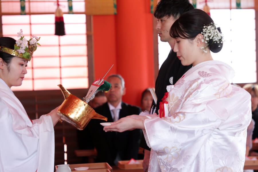 神前式の様子