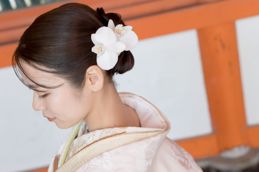 和装にあうヘアスタイル
