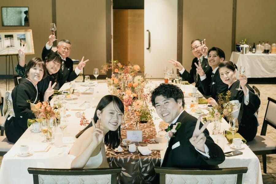 京都で家族での小人数結婚式